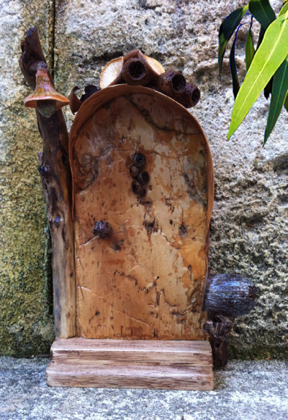 Fairy Door with porch light and mail box Fairy Door with porch light and mail box