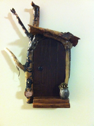 Fairy Door 15 -  Hanging on wall.